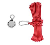 Aimant résistant de pêche de corde de 20 mètres pour le levage sous-marin de chasse et de chute de trésor Le double a dégrossi rivière d'aimant de crochet magnétique réutilint