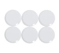 Aimant rond à facettes pro, diamètre: 20 mm, blanc