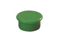 Aimant rond Dahle, diamètre 13 mm, vert, 10 pièces