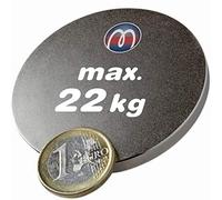 Aimant rond Disque magnétique Ø 60 x 5mm Néodyme N42 (NdFeB) Nickelé - Force d'adhérence 22 kg - Aimant circulaire en Néodyme super puissant pour l'industrie et la maison