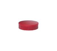 MAUL Aimant rond en plastique incassable 24 x 8 mm 600 g Rouge