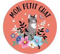 Aimant rond Kiub Odyssée Rouge TU