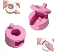 Aimant rotatif œil de chat 2026 - Corps rotatif à 360° avec Uniform Magnetic Force - Outil d'art des ongles pour créer un effet oeil de chat large - Rapide et facile (1 rose)