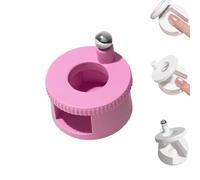 Aimant rotatif œil de chat,Outil Magnétique pour vernis gel œil de chat,Attraction Automatique Des Perles De Verre,magnétisme N40, force magnétique uniforme,pour Manucure DIY et Salon (Rose)