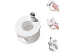 Aimant rotatif œil de chat,Outil Magnétique pour vernis gel œil de chat,Attraction Automatique Des Perles De Verre,magnétisme N40, force magnétique uniforme,pour Manucure DIY et Salon (Blanc)