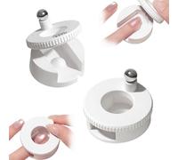 Aimant rotatif œil de chat pour ongles, outil d'ongle adapté aux débutants avec force magnétique uniforme et excellente absorption de la lumière, peut facilement créer un effet œil de chat brillant