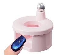 Aimant rotatif pour ongles, outil d'art du bout des doigts, design magnétique rotatif avec contrôle précis du motif, appareil à ongles en acrylique, créateur d'effet œil de chat avec lisse