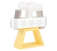 Aimant Rotatif pour Vernis Gel Œil de Chat, Fleur Jaune, Double Embout | Structure Plastique Ajustée, Rotation à 360 Degrés, Poignée de Fleur, Textures 3d Précises, Application Facile à Domicile