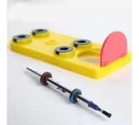 Aimant semi-circulaire à fond flottant - Stylo de lévitation magnétique - Fait à la main - Pour étudiant - Science et technologie - Petite invention - Instrument d'étude physique électromagnétique