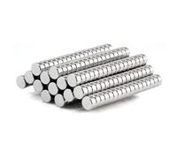 Aimant Surpuissant Rond En Néodyme À Base De Terres Rares, Lot De 50 Pièces De 4x2mm