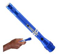 Aimant Télescopique - Outil De Ramassage Magnétique De 2,2 X 17,1 Cm, Miroirs D'inspection À 360° En D'aluminium Et Lampe De Poche - Outil De Récupération Extensible Pour Ramasser De Petites P