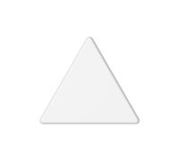 Aimant "Triangle" - Forte tenue et longue durée pour réfrigérateur et tableaux magnétiques - Mini aimant au design accrocheur pour la maison - Blanc