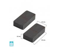 Aimant Wolfpack ferrite rectangulaire 40x20x10 mm (blister 2 unités)