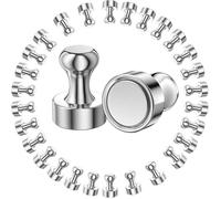 Aimants 28pcs, Lot de Aimant Néodyme Super Puissant pour Frigo, Plaque Magnétique, Porte, Tableau Noir, Carte, Tableau Blanc 12