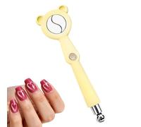 Aimants à ongles Stick de manucure à aimant pour gel en forme d'ours 5-en-1 | outil de manucure à baguette pour salon mariage maison studio St-Valentin fête d'anniversaire au