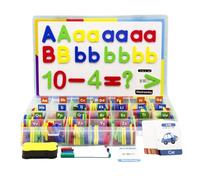 Aimants alphabet Lettres magnétiques colorées pour l'apprentissage des lettres majuscules et minuscules | Design amusant de jouet éducatif, salle de classe ou réfrigérateur, lettres en mousse durable
