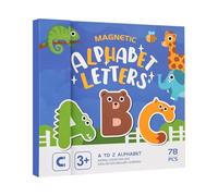 Aimants avec Alphabet,Alphabet avec aimants - Puzzle Alphabet des Animaux,Jeux éducatifs d'orthographe, aimants pour, Jouet avec Lettres magnétiques pour la Maternelle