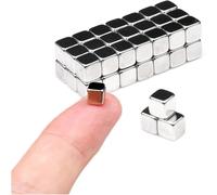 Aimants cubes carrés N30 5 x 5 x 5 mm, petits aimants amusants, petits travaux manuels, aimants de réfrigérateur, for tableau blanc, bloc(5x5x5mm 20pcs)