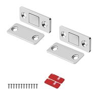 Aimants d'armoire Mousike Loquet de porte magnétique pour fermeture tiroir Fermeture de placard de porte coulissante d'armoires de cuisine (2paquets)