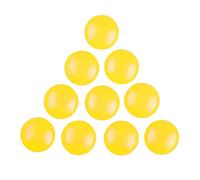 Aimants de Bureau de 30 mm, aimants de Planification des Panneaux de préavis, Bouton magnétique pour Le réfrigérateur, Tableau Blanc, Cartes, calendriers (50, Jaune)