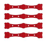 Aimants de doublure pour friteuse à air - Noir, paquet de 4 gadgets de cuisson magnétiques, support de doublures de friteuse à air réutilisable, aimants puissants en néodyme, revêtement en silicone ré