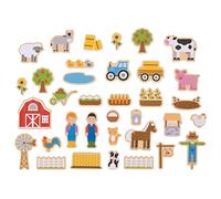 Bigjigs Toys – Aimants de ferme – 35dlg. – G