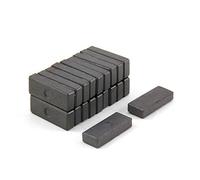 Aimants de Ferrite Y10 Pour Les Arts, L'Artisanat, la Fabrication de Modèles, Le Bricolage et Les Passe-Temps - 25mm x 10mm x 5,1mm D'Épaisseur - 0,41kg de Traction - Pack de 20