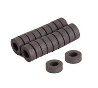 Aimants de Ferrite Y10 Pour Les Arts, L'Artisanat, la Fabrication de Modèles, Le Bricolage et Les Passe-Temps - 8mm O.D. x 4mm I.D. x 3mm D'Épaisseur - 0,07kg Pull - Pack de 200