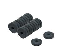 Aimants de Ferrite Y10 Pour Les Arts, L'Artisanat, la Fabrication de Modèles, Le Bricolage et Les Passe-Temps - 12mm O.D. x 3mm I.D. x 3,3mm D'Épaisseur - Put de 0,1kg - Pack de 20