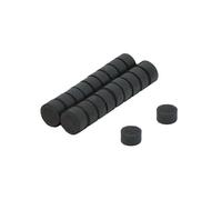 Aimants de Ferrite Y10 Pour Les Arts, L'Artisanat, la Fabrication de Modèles, Le Bricolage et Les Passe-Temps - 6mm dia x 3mm D'Épaisseur - Pack de 20