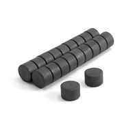 Aimants de Ferrite Y10 Pour Les Arts, L'Artisanat, la Fabrication de Modèles, Le Bricolage et Les Passe-Temps - 15mm dia x 10mm D'Épaisseur - 0,335kg de Traction - Pack de 20