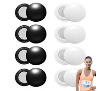 Aimants de numéro de course pour coureurs - 8 paires de fermoirs pour numéros sportifs, multifonctionnels et réutilisables | Support magnétique pour compétitions sportives, événements de danse
