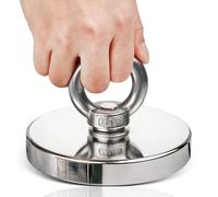 Aimants de pêche en néodyme Super puissants aimant imanes robuste avec boulon à œil fraisé pour la pêche magnétique de récupération D20 Pull Max 9kg