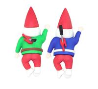 Aimants de porte de Noël - 2 pièces Gnome drôle de réfrigérateur aimant décor de saison pour la fenêtre de la maison d'hiver de Thanksgiving, décoration de fête avec design mignon, aimants de vacances