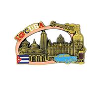 Aimants de réfrigérateur 3D City en métal, Dubaï, Égypte, Berlin, Budapest, Tokyo, Ibiza, Dubrovnik, Cambodge, New York, Amsterdam, Madrid, Venise, Malaga, Sydney, Cuba, Londres, Rome, Vienne