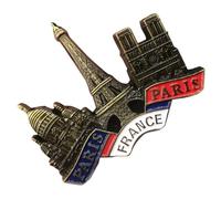 Aimants de réfrigérateur | Aimant de réfrigérateur en résine 3D Cathédrale Notre-Dame - Décoration d'intérieur magnétique pour photo, femme, homme, voyage, vacances, fête d'anniversaire, porte