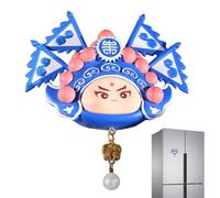 Aimants de réfrigérateur, aimants de réfrigérateur, photo dramatique de Pékin, aimant fixe, style traditionnel chinois autocollant magnétique mignon pour la cuisine du réfrigérateur décoration