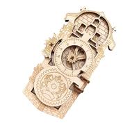Aimants De Réfrigérateur - Conception D'horloge Astronomique en Tilleul, Aimant Souvenir Culturel, Accessoire Décoratif pour Réfrigérateur De Cuisine | Objet De Collection De Voyage, Cadeau De Dé