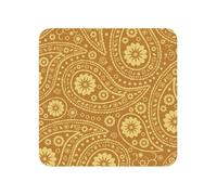 Aimants de réfrigérateur élégants en Acrylique, Motif Cachemire, pour Tableau Blanc, décoration de Cuisine et de Meubles,Carré