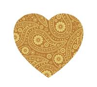 Aimants de réfrigérateur élégants en Acrylique, Motif Cachemire, pour Tableau Blanc, décoration de Cuisine et de Meubles,Forme de Coeur