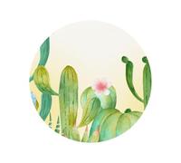 Aimants de réfrigérateur en Acrylique, Cactus figuier de Barbarie, Autocollants pour Tableau Blanc, pour la décoration de Cuisine et de Meubles,Forme Ronde