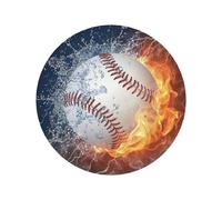 Aimants de réfrigérateur en Acrylique, Motif Baseball, pour Tableau Blanc, décoration de Cuisine et de Meubles,Forme Ronde