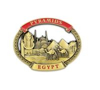 Aimants de réfrigérateur en métal 3D City Souvenir de vacances de campagne Londres Paris NewYork Berlin Dubaï Amsterdam Rome Prague Milan Barcelone Venise (Egypte)