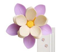 Aimants de réfrigérateur - Fleurs - Aimants décoratifs pour réfrigérateur - Clips de conservation de la fraîcheur pour sacs à goûter, fromage, chips, viande, repas