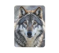 Aimants de réfrigérateur imperméables et robustes - Petit aimant puissant - Loup gris sauvage - Aimants de réfrigérateur - Accessoires de casier magnétique mignon - Mini aimant décoratif pour tableau