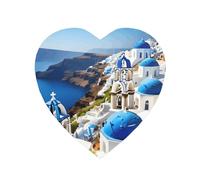 Aimants de réfrigérateur imprimés îles grecques avec vue sur la mer pour la maison, la cuisine, le bureau, accessoires pour pendaison de crémaillère quotidienne