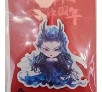 Aimants de réfrigérateur Personnages la série Nezha, décorations magnétiques en Acrylique, Cadeaux for Les Fans cinéma, B(F)