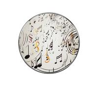Aimants de réfrigérateur personnalisables avec notes de musique, autocollants magnétiques puissants pour réfrigérateur, aimants ronds décoratifs amusants pour la maison, la cuisine, le tableau blanc