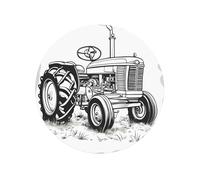 Aimants de réfrigérateur puissants avec impression de tracteur de dessin animé, pour cuisine, tableau blanc, casier de bureau
