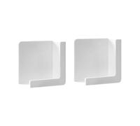 Aimants de réfrigérateur puissants | Support de téléphone portable à fixation magnétique 2 pièces pour réfrigérateur, support magnétique stable avec téléphone d'adsorption fixe et notes adhésives